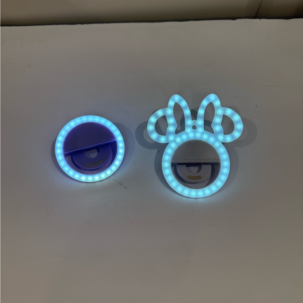 Disney and Round Clip OnSelfie Light Bundle ~ 2 Included